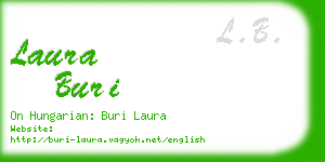 laura buri business card